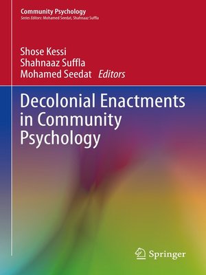 cover image of Decolonial Enactments in Community Psychology